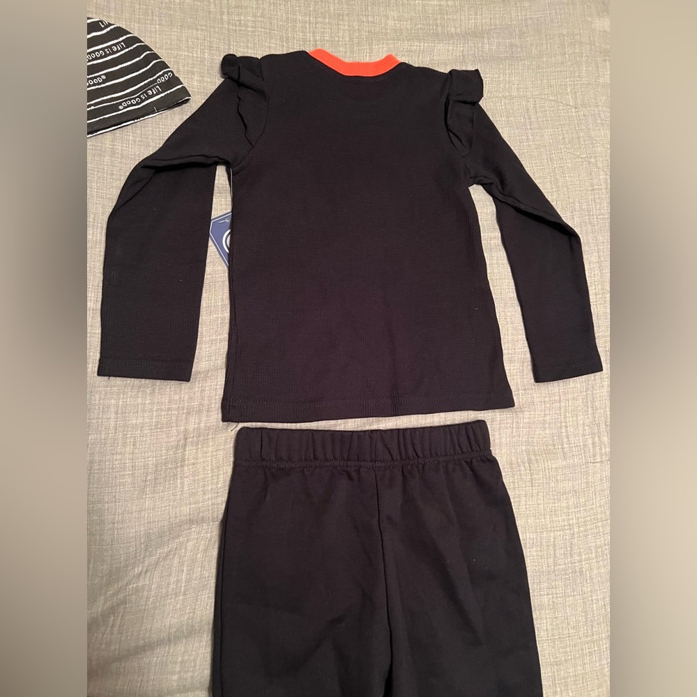 NWT Life is Good Boo Crew Halloween Fall 3 Piece Outfit Toddler Girl’s SZ 4T - Picture 14 of 15